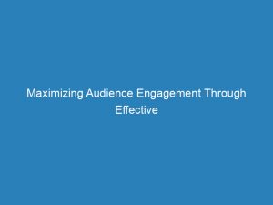 maximizing audience engagement through effective advertiser networks presentations 144702
