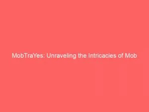 Intricacies, Mob, Networks, Autonomous Vehicles, Vehicles