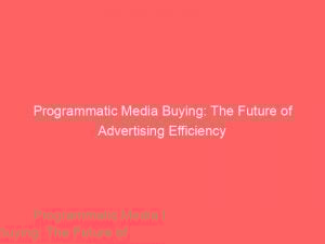 programmatic media buying the future of advertising efficiency 148833