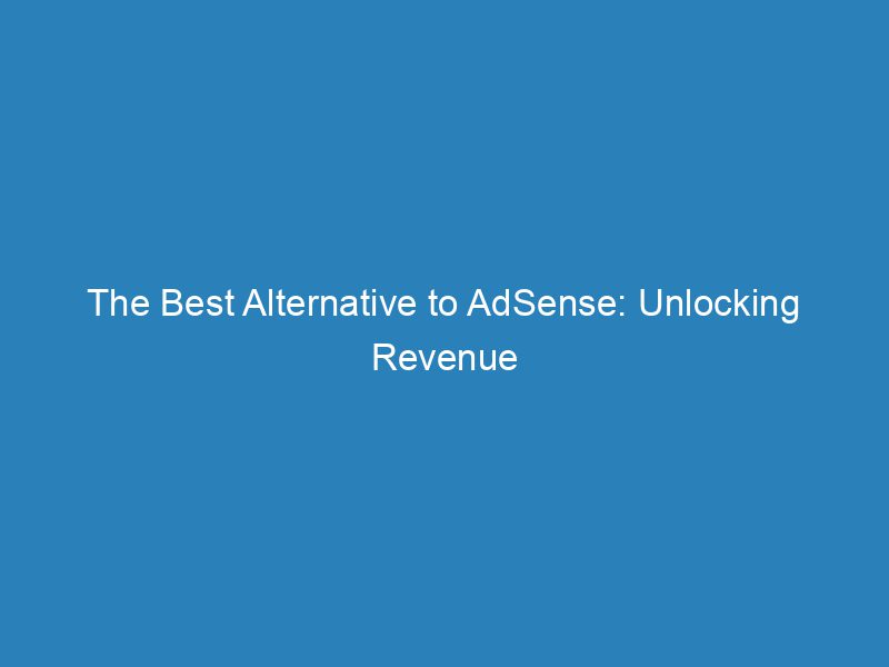 Alternatif Adsense: Membangun Pendapatan dari Website di Luar Google AdSense
