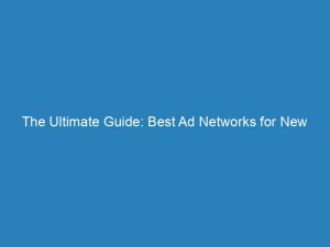 The Ultimate Guide: Best Ad Networks For New Bloggers - Froggy Ads