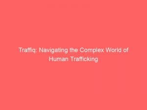 traffiq navigating the complex world of human trafficking 146278