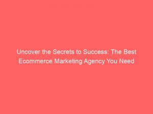 uncover the secrets to success the best ecommerce marketing agency you need 151743