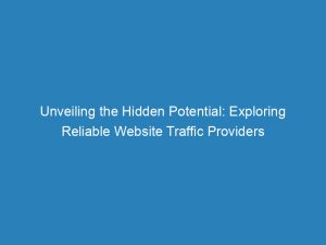unveiling the hidden potential exploring reliable website traffic providers 145350