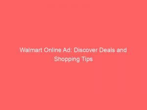 walmart online ad discover deals and shopping tips 151937