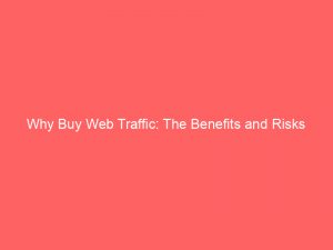why buy web traffic the benefits and risks 144851