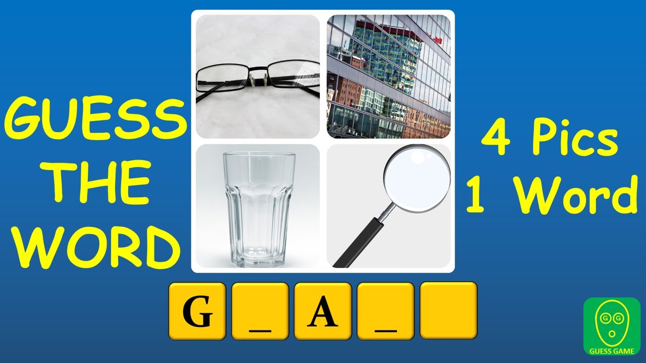 Video Thumbnail: 4 Pics 1 Word Puzzle - Part 1: Guess The Word In This ...