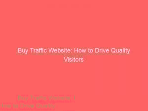 buy traffic website how to drive quality visitors 301943 1