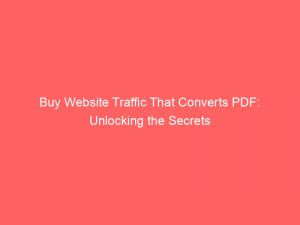 buy website traffic that converts pdf unlocking the secrets 302617 1