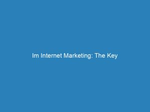 im internet marketing the key strategies for success 272975 1