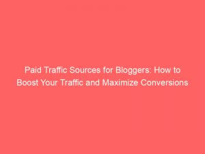 paid traffic sources for bloggers how to boost your traffic and maximize conversions 305048 1