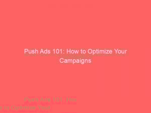 Push Ads 101: How to Optimize Your Campaigns 1 push ads 101 how to optimize your campaigns 294157 1