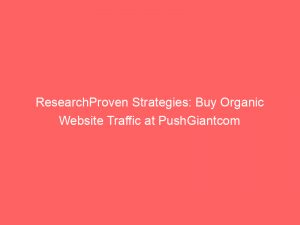 researchproven strategies buy organic website traffic at pushgiantcom 302227 1