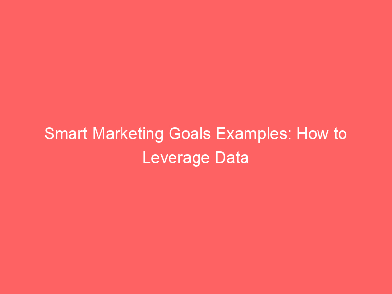 smart-marketing-goals-examples-how-to-leverage-data-froggy-ads