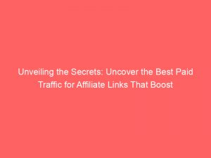 unveiling the secrets uncover the best paid traffic for affiliate links that boost conversions 301043 1