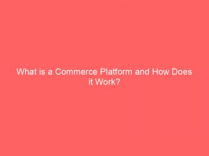 what is a commerce platform and how does it work 324068 1