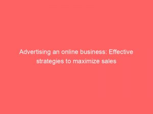 Advertising An Online Business Effective Strategies To Maximize Sales 373964 1