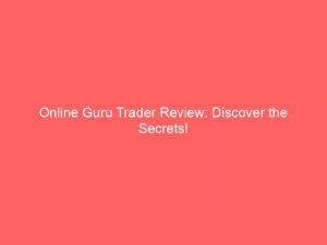 Guru, Marketing, Online, Secrets, Online Guru Trader
