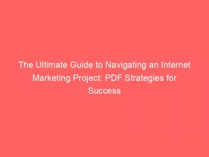 the ultimate guide to navigating an internet marketing project pdf strategies for success 345824 1