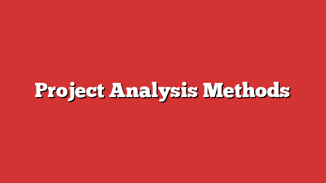 Project Analysis Methods - Free Guide | Froggy Ads - Froggy Ads