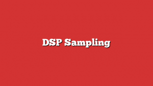 DSP  Sampling