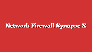 Network Firewall Synapse X