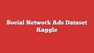 Social Network Ads Dataset Kaggle